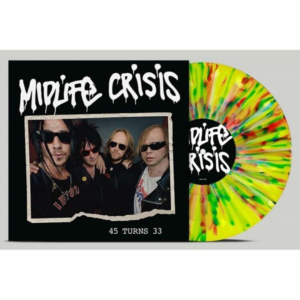Midlife Crisis - 45 Turns 33 - Multicolour-splatter  LP LP